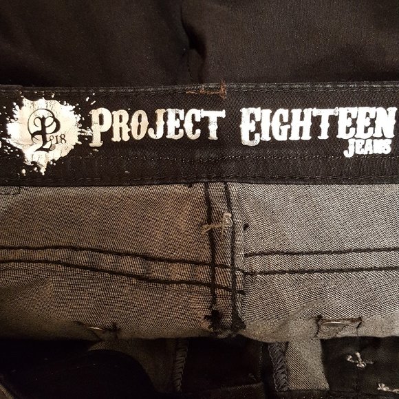 Project Eighteen Jeans BLACK Size 28/9  EUC - Picture 10 of 14